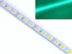 BARA LED 220V / 72 X SMD 5050 / VERDE, 990X12X1MM